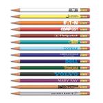 SGS0055 Round Standard Pencil With Eraser And Custom Imprint